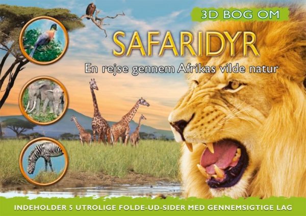 3D bog om Safaridyr (Bog)