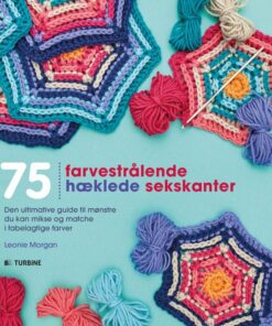 75 Farvestra%CC%8Alende Hæklede Sekskanter - Leonie Morgan - Bog