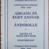 Adgang På Eget Ansvar - åndsbolle - Anders Bonnesen - Bog