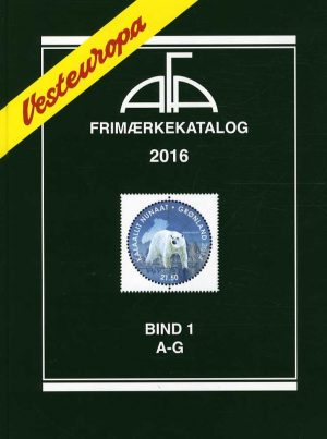 Afa Frimærkekatalog 2016 - Vesteuropa Bind 1 - A-g - Diverse - Bog
