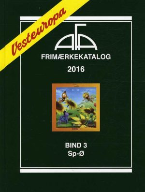 Afa Frimærkekatalog 2016 - Vesteuropa Bind 3 - Sp-ø - Diverse - Bog