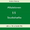 Aftaleloven - Anders Hastrup - Bog