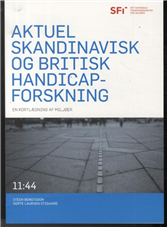 Aktuel skandinavisk og britisk handicapforskning (Bog)