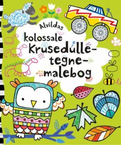 Alvildas Kolossale Krusedulle-tegne-malebog - Bog