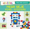 Alvildas mega seje pixel-stickers (sæt á 3 stk. Pris pr. stk 69,95) (Bog)