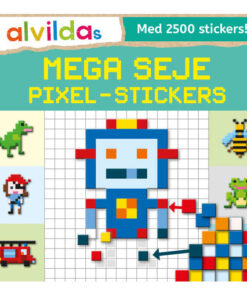Alvildas mega seje pixel-stickers (sæt á 3 stk. Pris pr. stk 69,95) (Bog)