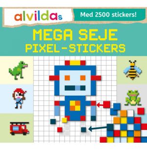 Alvildas mega seje pixel-stickers (sæt á 3 stk. Pris pr. stk 69,95) (Bog)