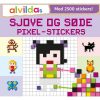 Alvildas sjove og søde pixel-stickers (sæt á 3 stk. Pris pr. stk. 69,95) (Bog)