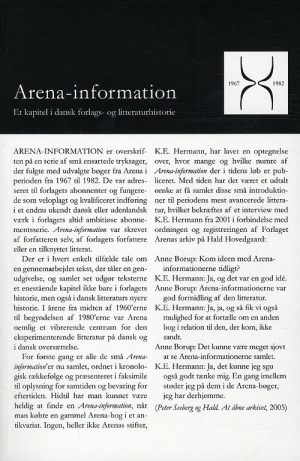 Arena-information 1967-1982 - Thomas Hvid Kromann - Bog