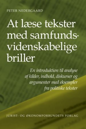 At læse tekster med samfundsvidenskabelige briller (Bog)