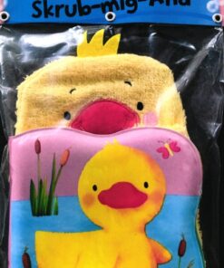 Badebog med vaskeklud: Skrub-mig-and (Bog)