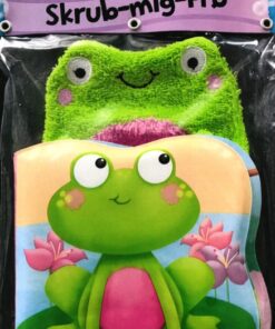 Badebog med vaskeklud: Skrub-mig-frø (Bog)