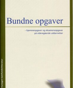 Bundne Opgaver - Signe Skov - Bog
