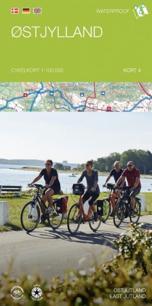 Cykelkortserie Danmark 4: Østjylland (Bog)