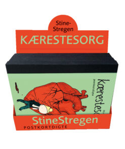 DISPLAY til Kærestesorg - postkortdigte (indh. 6 stk.) (Bog)