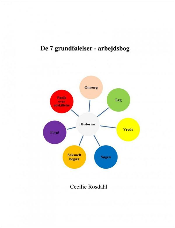 De 7 Grundfølelser - Arbejdsbog - Cecilie Rosdahl - Bog