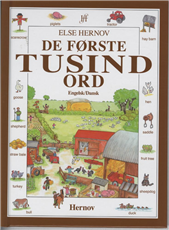 De første tusind ord - engelsk/dansk (Bog)