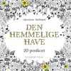 Den Hemmelige Have - Postkort - Johanna Basford - Bog