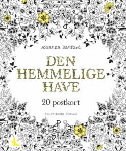 Den Hemmelige Have - Postkort - Johanna Basford - Bog
