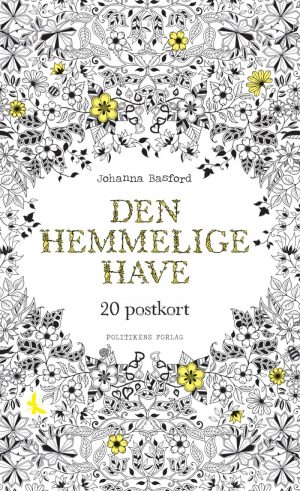 Den Hemmelige Have - Postkort - Johanna Basford - Bog