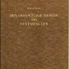 Den Offentlige Mening Og Statsmagten I Den Dansk-norske Stat I Slutningen Af Det 18de Aarhundrede 1784-1799 - Edvard Holm - Bog