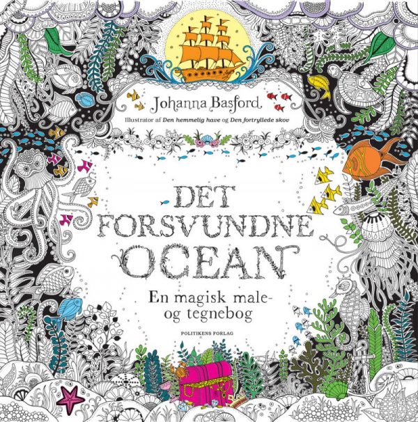 Det Forsvundne Ocean - Johanna Basford - Bog