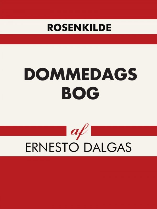 Dommedags Bog - Ernesto Dalgas - Bog