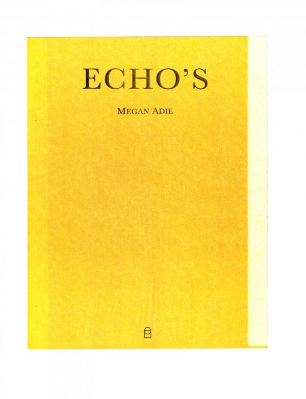 Echos - Megan Adie - Bog