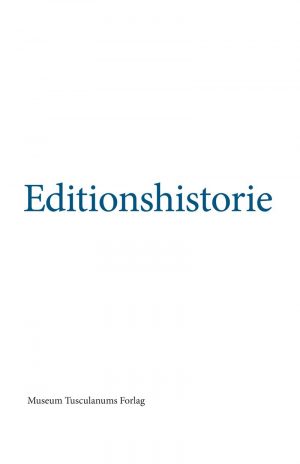 Editionshistorie - Bog