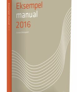 Eksempelmanual 2016 - Kirsten østergaard - Bog