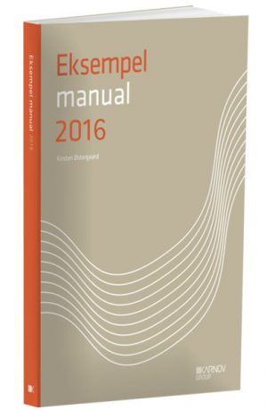 Eksempelmanual 2016 - Kirsten østergaard - Bog