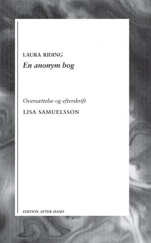 En Anonym Bog - Laura Riding - Bog