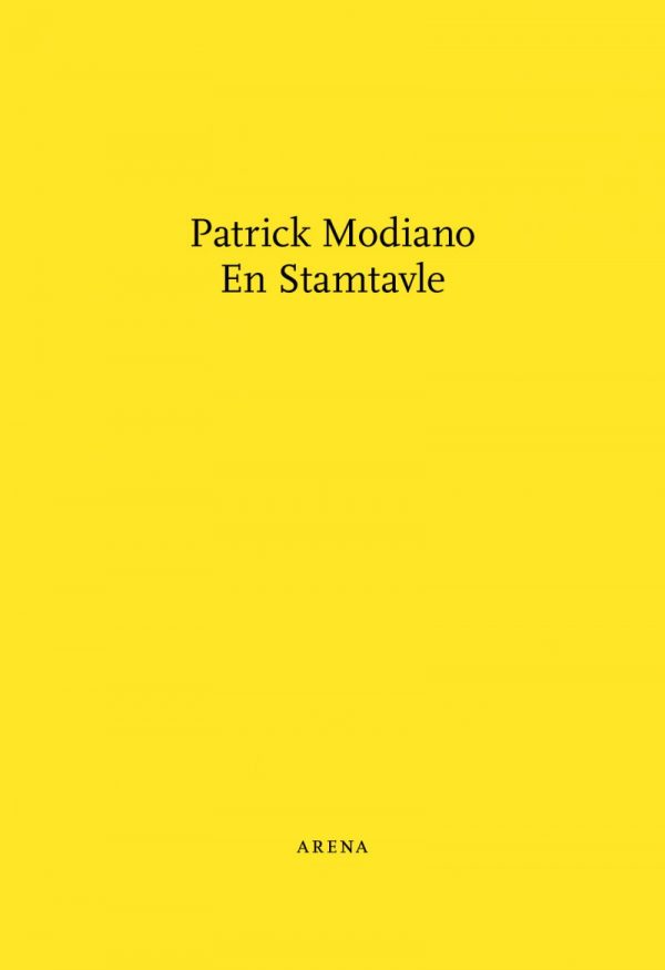 En Stamtavle - Patrick Modiano - Bog