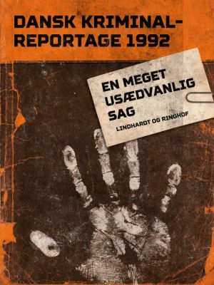 En meget usædvanlig sag (E-bog)