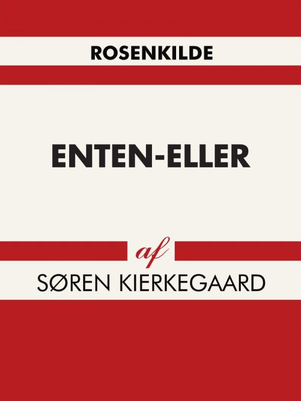 Enten-eller - Søren Kierkegaard - Bog