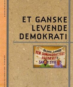 Et Ganske Levende Demokrati - Jørgen Goul Andersen - Bog