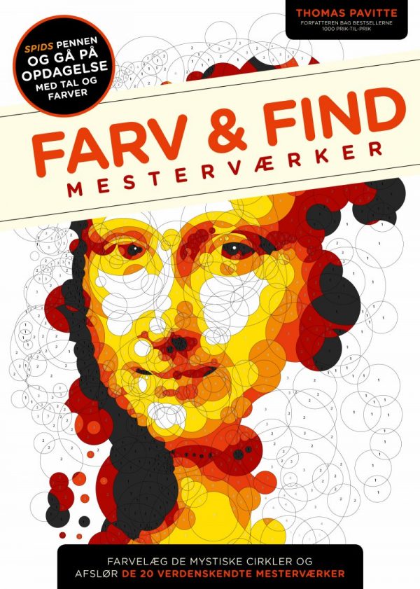 Farv & Find Mesterværker - Thomas Pavitte - Bog