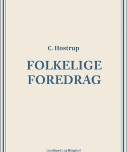 Folkelige foredrag (E-bog)