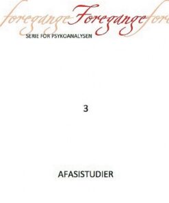 Foregange nr. 3 - Afasistudier (E-bog)