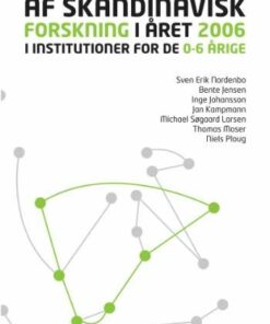 Forskningskortlægning Og Forskervurdering Af Skandinavisk Forskning I året 2006 - Svend Erik Nordenbo - Bog