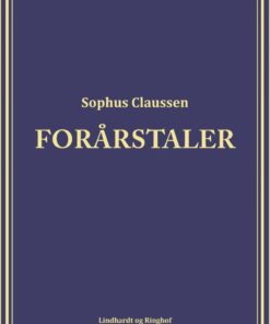 Forårstaler - Sophus Claussen - Bog