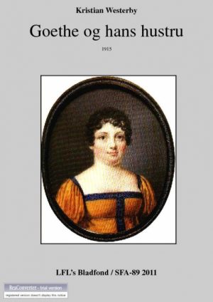 Goethe og hans hustru (E-bog)