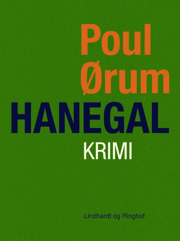 Hanegal - Poul ørum - Bog