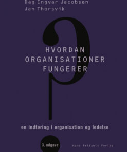 Hvordan organisationer fungerer (Bog)