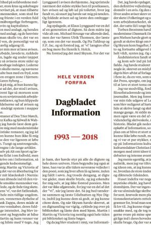 Information - De Sidste 25 år - Flere Forfattere - Bog