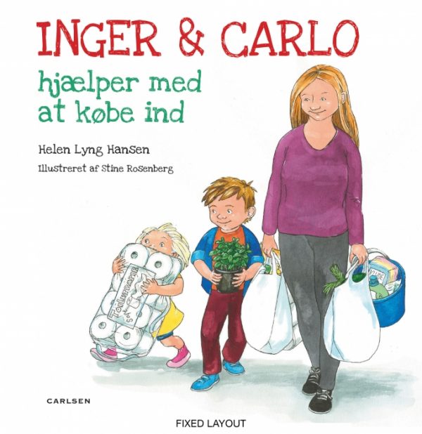 Inger og Carlo hjælper med at købe ind (E-bog)