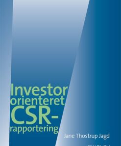 Investororienteret Csr-rapportering - Jane Thostrup Jagd - Bog