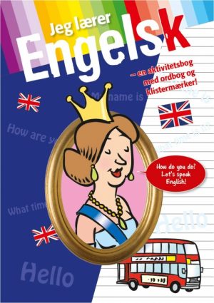 Jeg lærer engelsk - med ordbog og stickers (Bog)