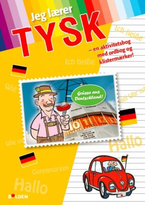 Jeg lærer tysk - med ordbog og stickers (Bog)