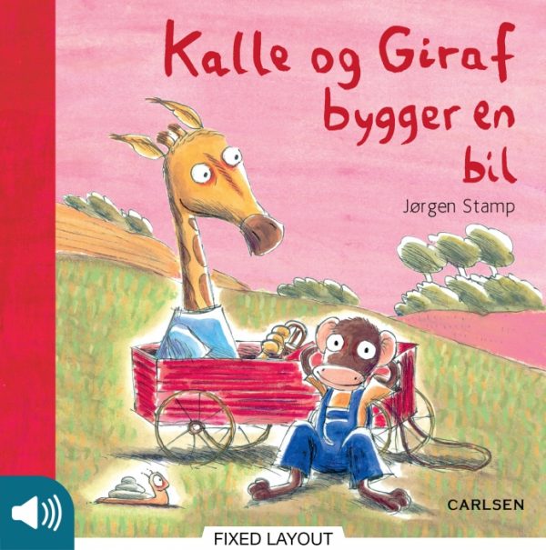 Kalle og Giraf bygger en bil (E-bog)